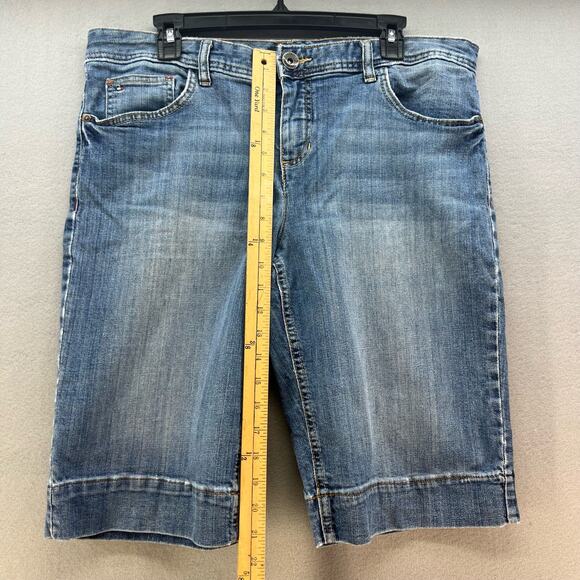 Tommy Hilfiger Women's Jean Bermuda Shorts Size W36 Normcore Summer Essentials C - Picture 8 of 11